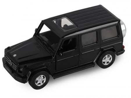 Фото Машина "АВТОПАНОРАМА" Mercedes-Benz G350d, черный, 1/42, инерция, откр. двери, в/к 17,5*12,5*6,5 см | Инномарт
