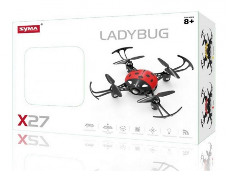 Фото Р/У квадрокоптер Syma X27 Божья коровка 6-AXIS 2.4G RTF | Инномарт