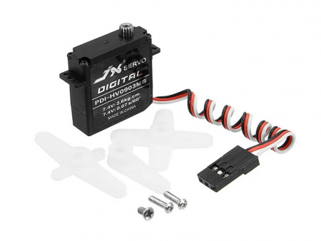 Фото Сервомашинка цифровая JX Servo PDI-HV0903MG (9.4г/2.6/0.07/7.4V) Mini | Инномарт