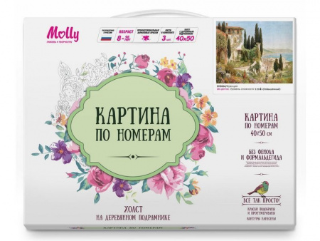 Фото Картина по номерам 40х50 Франция (26 цветов) | Инномарт