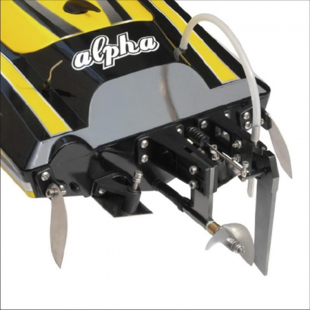 Фото Радиоуправляемый катер Joysway Alpha Yellow Brushless 4S Li-Po 2.4G RTR | Инномарт