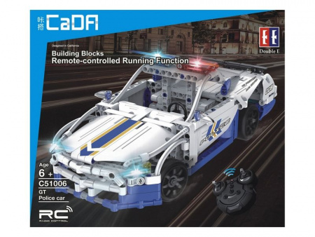 Фото Р/У конструктор CaDA Technic полицейская машина (430 деталей) | Инномарт