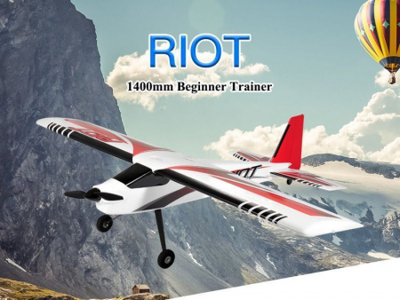 Фото Радиоуправляемый самолет Top RC Riot 1400мм 2.4G 4-ch LiPo RTF | Инномарт