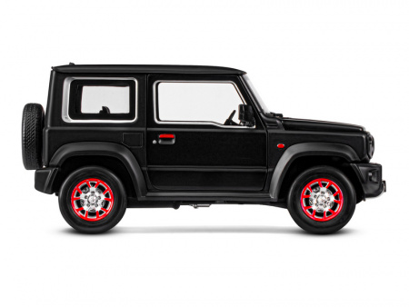 Фото Машина "АВТОПАНОРАМА" Suzuki Jimny, 1/18, черный, свет, звук, в/к 24,5х12,5х10,5 см | Инномарт