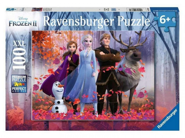 Пазл Ravensburger "Холодное средце. Магия леса" 100 эл. | Инномарт
