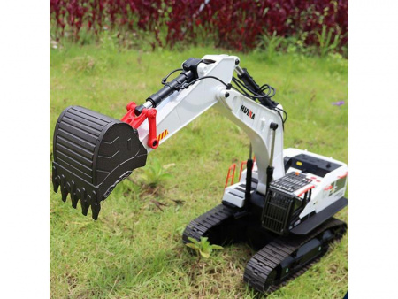 Фото Радиоуправляемый экскаватор HUI NA TOYS, серый 2.4G 22CH 1/14 RTR | Инномарт