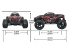 Фото Радиоуправляемый монстр Remo Hobby MMAX PRO (синий) Li-Po 4WD 2.4G 1/10 RTR | Инномарт