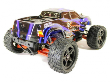 Фото Радиоуправляемый монстр Remo Hobby SMAX UPGRADE (синий) 4WD 2.4G 1/16 RTR | Инномарт