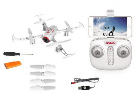 Фото Р/У квадрокоптер Syma X22SW с FPV трансляцией Wi-Fi, 2.4G 6-AXIS RTF | Инномарт