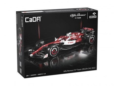 Фото Конструктор CaDA болид Alfa Romeo F1 Team ORLEN C42 1/8 (1868 деталей) | Инномарт