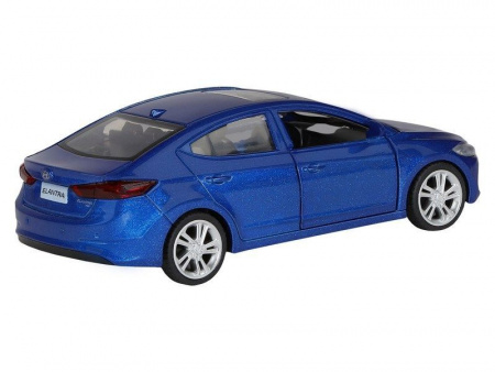 Фото Машина "АВТОПАНОРАМА" HYUNDAI ELANTRA, синий, 1/40, инерция, в/к 17,5*12,5*6,5 см | Инномарт