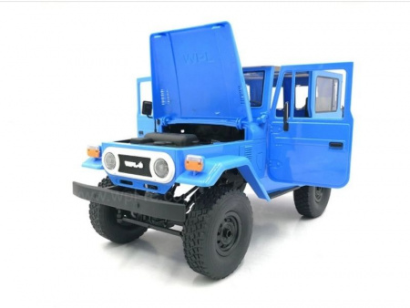 Фото Радиоуправляемая машина WPL японский внедорожник FJ40 (голубая) 4WD 2.4G 1/16 RTR | Инномарт