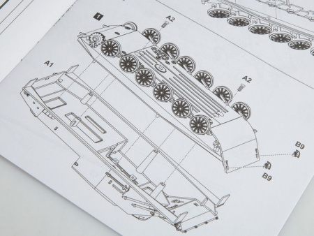 Фото Сборная модель AVD Бронетранспортер БТР-50ПК, 1/43 | Инномарт