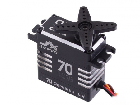 Фото Сервомашинка цифровая JX Servo B70 (87г/72/0.10/12.0V) бесколлекторная, Full metal | Инномарт