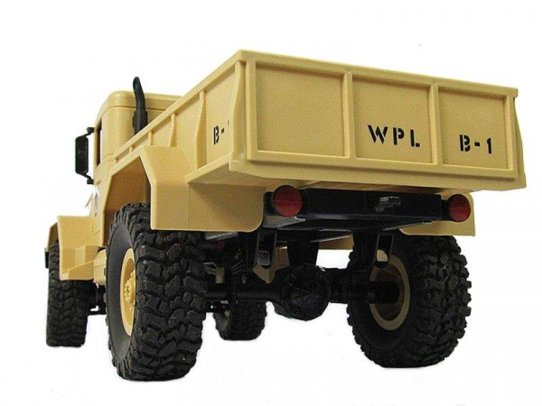 Радиоуправляемая машина WPL B-14R военный грузовик (песочный) 1/16 2.4G RTR | Инномарт