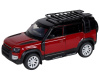 Фото Машина "АВТОПАНОРАМА" Land Rover Defender 110, 1/32, красный, свет, звук, в/к 17,5*13,5*9 см | Инномарт