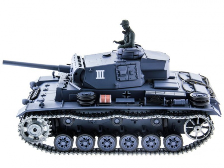 Фото Радиоуправляемый танк Heng Long Panzer III type L Professional V7.0 2.4G 1/16 RTR | Инномарт