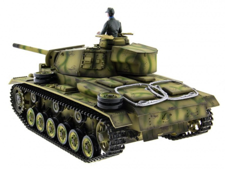 Фото Р/У танк Taigen 1/16 Panzerkampfwagen III (Германия) HC (для ИК танкового боя) 2.4G RTR | Инномарт
