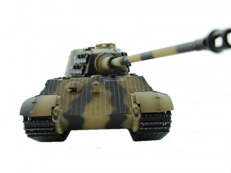 Фото Р/У танк Torro King Tiger (башня Henschel) 1/16 2.4G, ВВ-пушка, деревянная коробка | Инномарт
