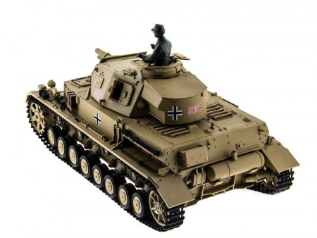 Фото Р/У танк Heng Long 1/16 Dak PZ.Kpfw. IV Ausf. F-1 (Германия) 2.4G RTR | Инномарт