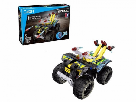 Фото Конструктор CaDA Technic квадроцикл совместим с C52003W, инерционный (164 детали) | Инномарт