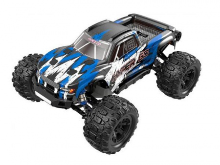 Фото Радиоуправляемый монстр MJX Hyper Go H16H (синий) 4WD 2.4G LED GPS 1/16 RTR | Инномарт