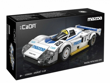 Фото Конструктор CaDA спортивная машинка MAZDA 787B (#18) 1991 1/24 (242 детали) | Инномарт