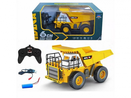 Фото Радиоуправляемый карьерный самосвал HUI NA TOYS 2.4G 6CH (дальность 8 м) 1/24 RTR | Инномарт