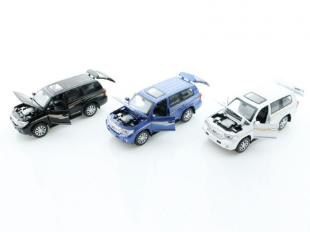 Фото Машина 1:32 Toyota Land Cruiser свет, звук, инерция 15,5см (1/12шт.) б/к | Инномарт