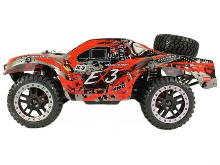 Фото Радиоуправляемый шорт-корс Remo Hobby EX3 Brushless UPGRADE (красный) 4WD 2.4G 1/10 RTR | Инномарт