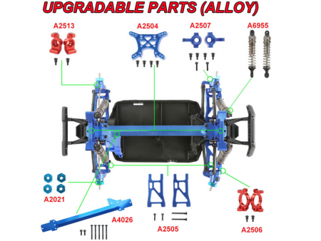 Фото Радиоуправляемый монстр Remo Hobby SMAX (синий) 4WD 2.4G 1/16 RTR | Инномарт
