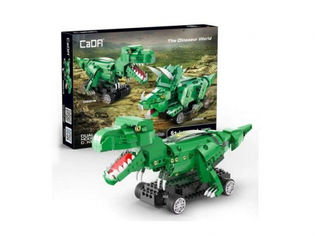 Фото Радиоуправляемый конструктор CaDA Мир динозавров T-Rex (343 детали) | Инномарт
