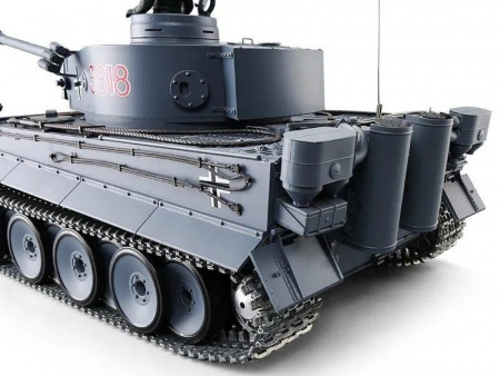 Фото Радиоуправляемый танк Heng Long Tiger I UpgradeA V7.0 2.4G 1/16 RTR | Инномарт