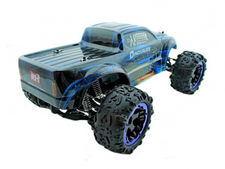 Фото Радиоуправляемый монстр Remo Hobby Dinosaurs Master TWINS MOTOR UPGRADE (синий) 4WD 2.4G 1/8 RTR | Инномарт