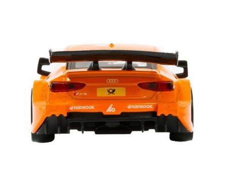 Фото Машина "АВТОПАНОРАМА" Audi RS 5 DTM, оранжевый, 1/43, откр. двери, в/к 17,5*12,5*6,5 см | Инномарт