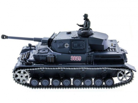 Фото Радиоуправляемый танк Heng Long Panzer IV (F2 Type) Professional V6.0 2.4G 1/16 RTR | Инномарт
