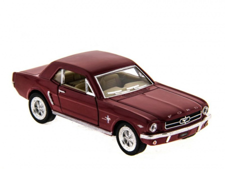 Фото Машина Kinsmart "FORD MUSTANG" инерция (1/12шт.) 1:36 б/к | Инномарт