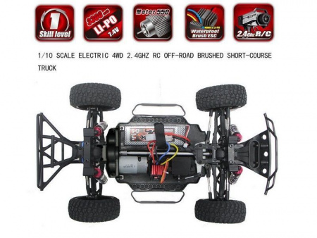 Фото Радиоуправляемый шорт-корс Remo Hobby EX3 (синий) 4WD 2.4G 1/10 RTR | Инномарт