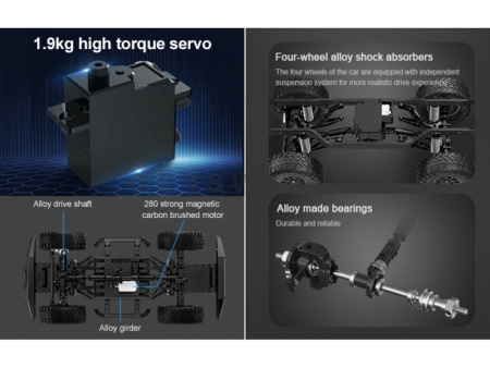 Фото Радиоуправляемый краулер Double Eagle Land Rover D110 4WD RTR масштаб 1/14 4WD 2.4G RTR | Инномарт