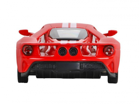 Фото Машина "АВТОПАНОРАМА" Ford GT, красный, 1/42, инерция, откр. двери, в/к 17,5*12,5*6,5 см | Инномарт