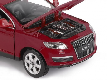 Фото Машина "АВТОПАНОРАМА" Audi Q7, бордовый, 1/24, в/к 24,5*12,5*10,5 см | Инномарт