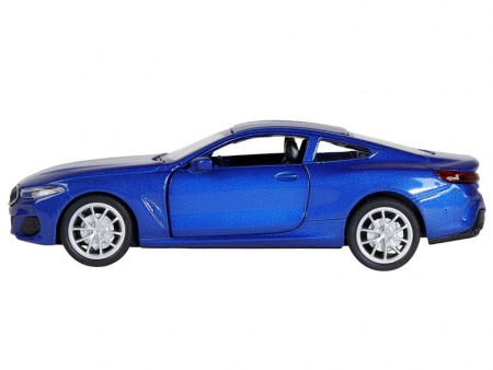 Фото Машина "АВТОПАНОРАМА" BMW M850i Coupé, 1/44, синий, инерция, откр. двери, в/к 17,5*12,5*6,5 см | Инномарт