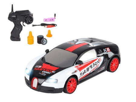 Фото Радиоуправляемая машина AUTODRIVE скоростная для дрифта, 1/24, красный, 2.4G, 4WD, свет | Инномарт
