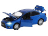 Фото Машина "АВТОПАНОРАМА" Mitsubishi Lancer Evolution, синий, 1/32, свет, звук, в/к 17,5*12,5*6,5 см | Инномарт