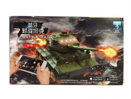 Фото Р/У танк Huan Qi 1/32 Tiger, управление через Bluetooth, (для ИК танкового боя) | Инномарт