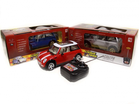Фото Р/У машина HQ Mini Cooper 1/14 cвет, сигнализация + акб | Инномарт