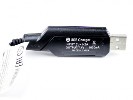 Фото Зарядное устройство USB HUI NA TOYS 7.4V, SM-3P для 1592, 1593, 1575, 1567 | Инномарт