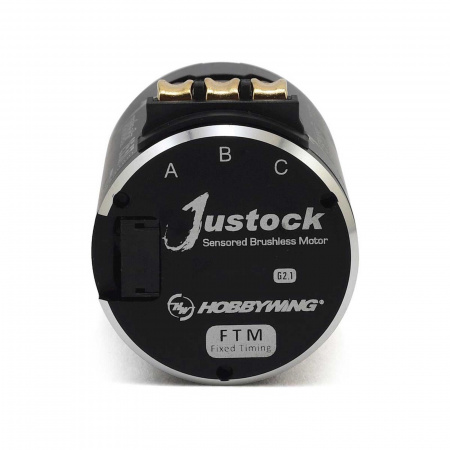 Фото Бесколлекторный мотор Hobbywing JUSTOCK-25.5T-BLACK-G2.1 (1600KV, 3.17/15) | Инномарт