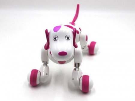 Фото Радиоуправляемая робот-собака HappyCow Smart Dog 2.4G (розовая) | Инномарт