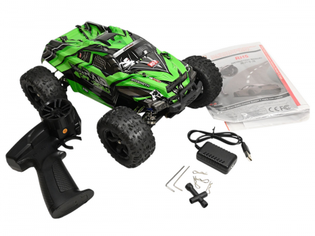 Фото Радиоуправляемый монстр Remo Hobby (зеленый) 4WD 2.4G 1/14 RTR | Инномарт